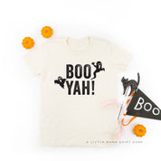 BOO YAH! - Short Sleeve Child Shirt Little Mama Shirt Shop