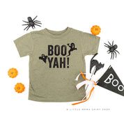 BOO YAH! - Short Sleeve Child Shirt Little Mama Shirt Shop