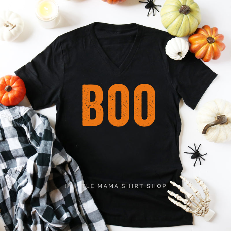 Boo - My Mama is My Boo - Set of 2 Tees - Orange Design