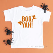 BOO YAH! - Short Sleeve Child Shirt Little Mama Shirt Shop