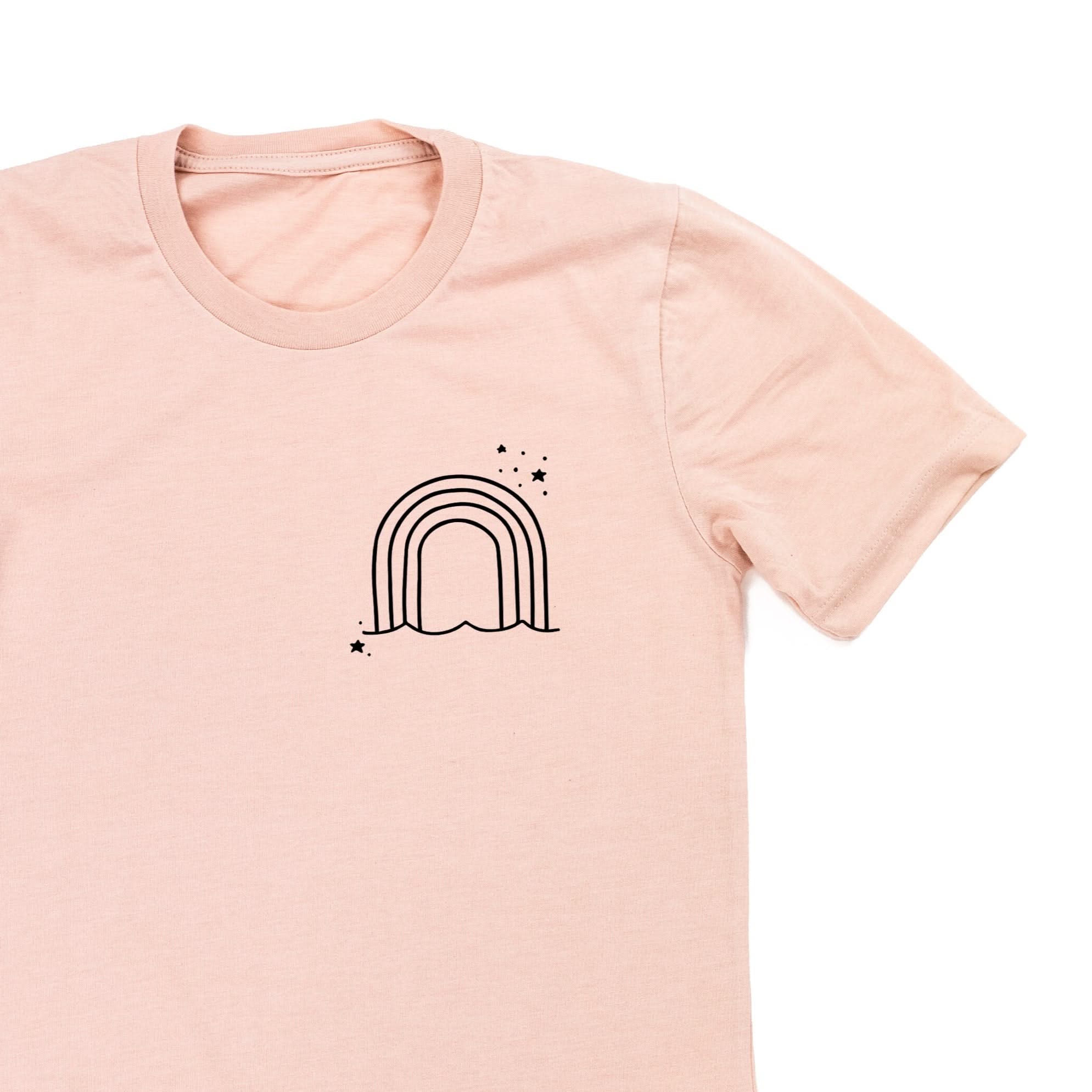 RAINBOW POCKET - THESE ARE THE GOOD OLD DAYS - Unisex Tee Little Mama Shirt Shop