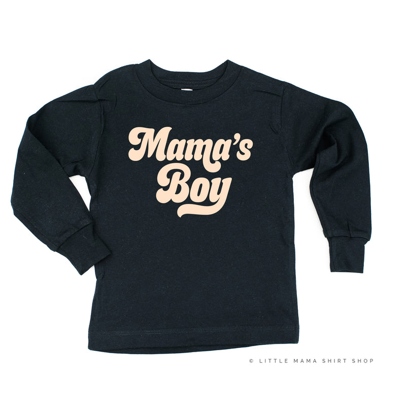 Retro Mama's Boy - Long Sleeve Child Shirt
