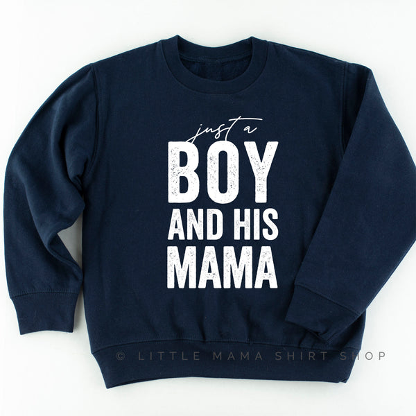 Just a Boy and his Mama - Original Design - Child Sweater