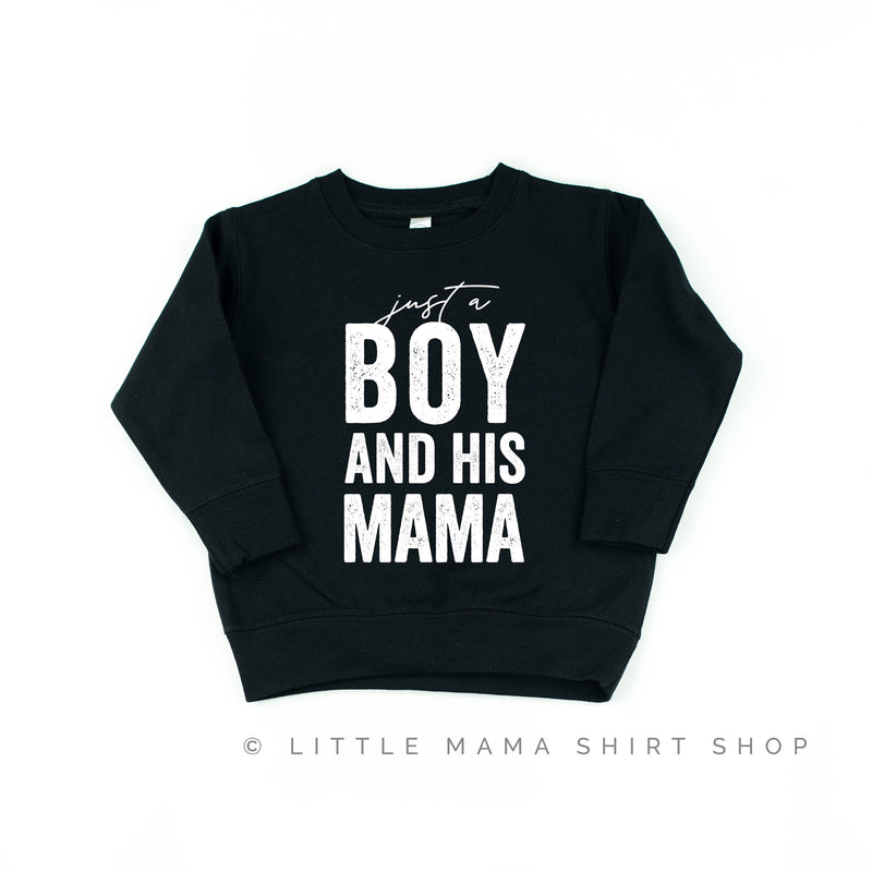 Just a Boy and his Mama - Original Design - Child Sweater