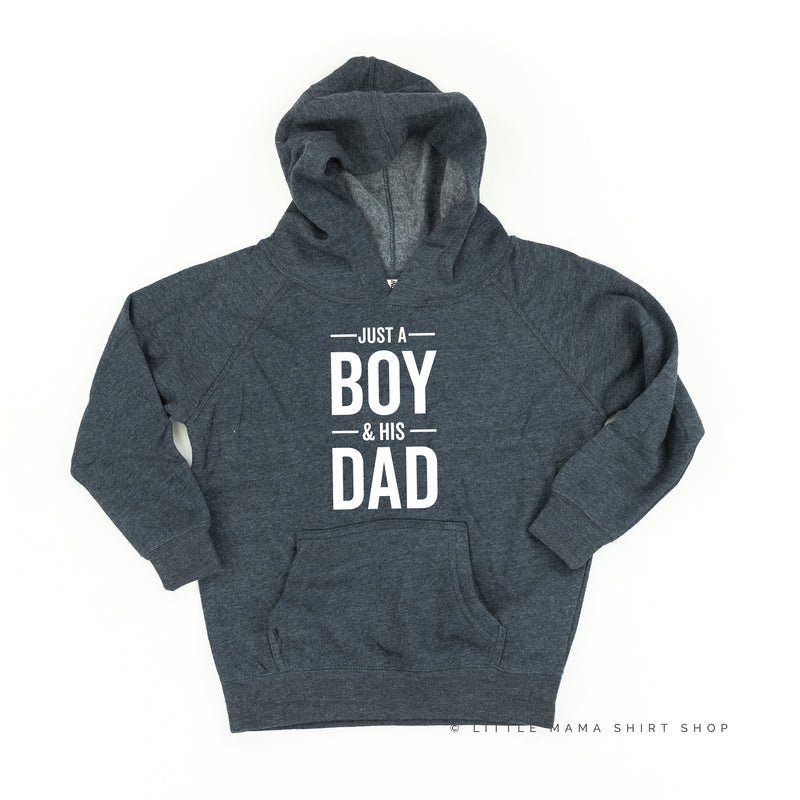 Just a Boy and His Dad - Child Hoodie