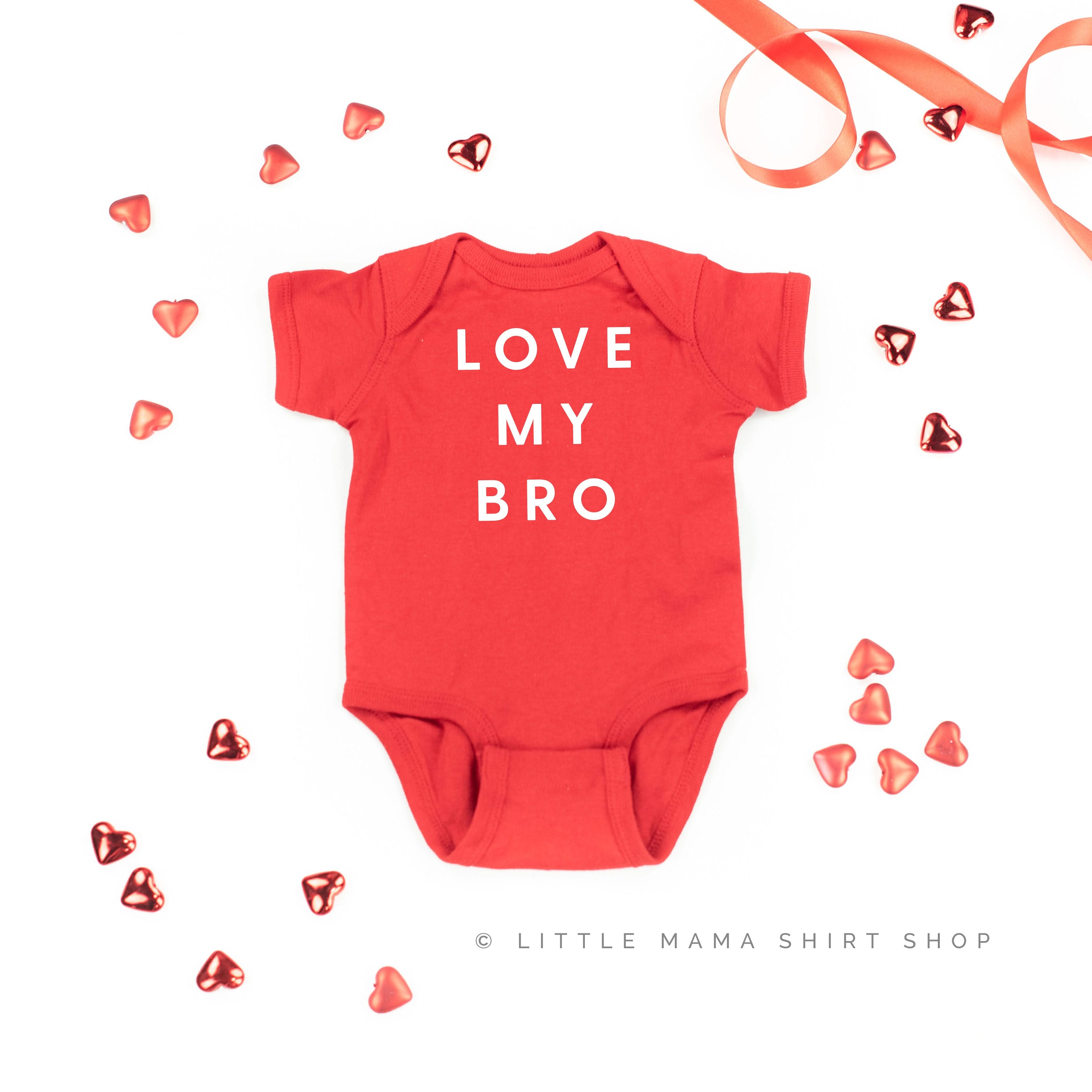 Love My Bro - Child Tee Little Mama Shirt Shop