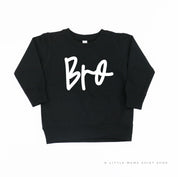 Bro - Cursive - Child Sweater Little Mama Shirt Shop