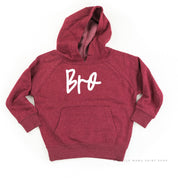 Bro - Cursive - Child Hoodie Little Mama Shirt Shop LLC