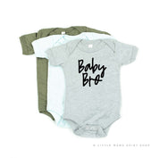 Baby Bro - Cursive - Child Shirt Little Mama Shirt Shop