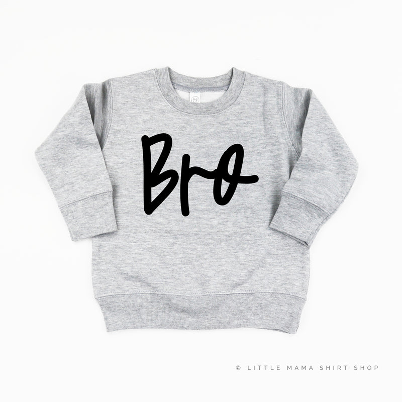 Bro - Cursive - Child Sweater