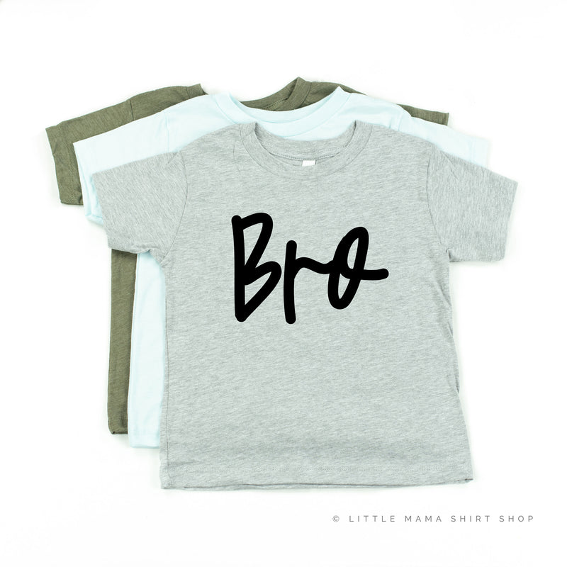 Bro - Cursive - Child Shirt