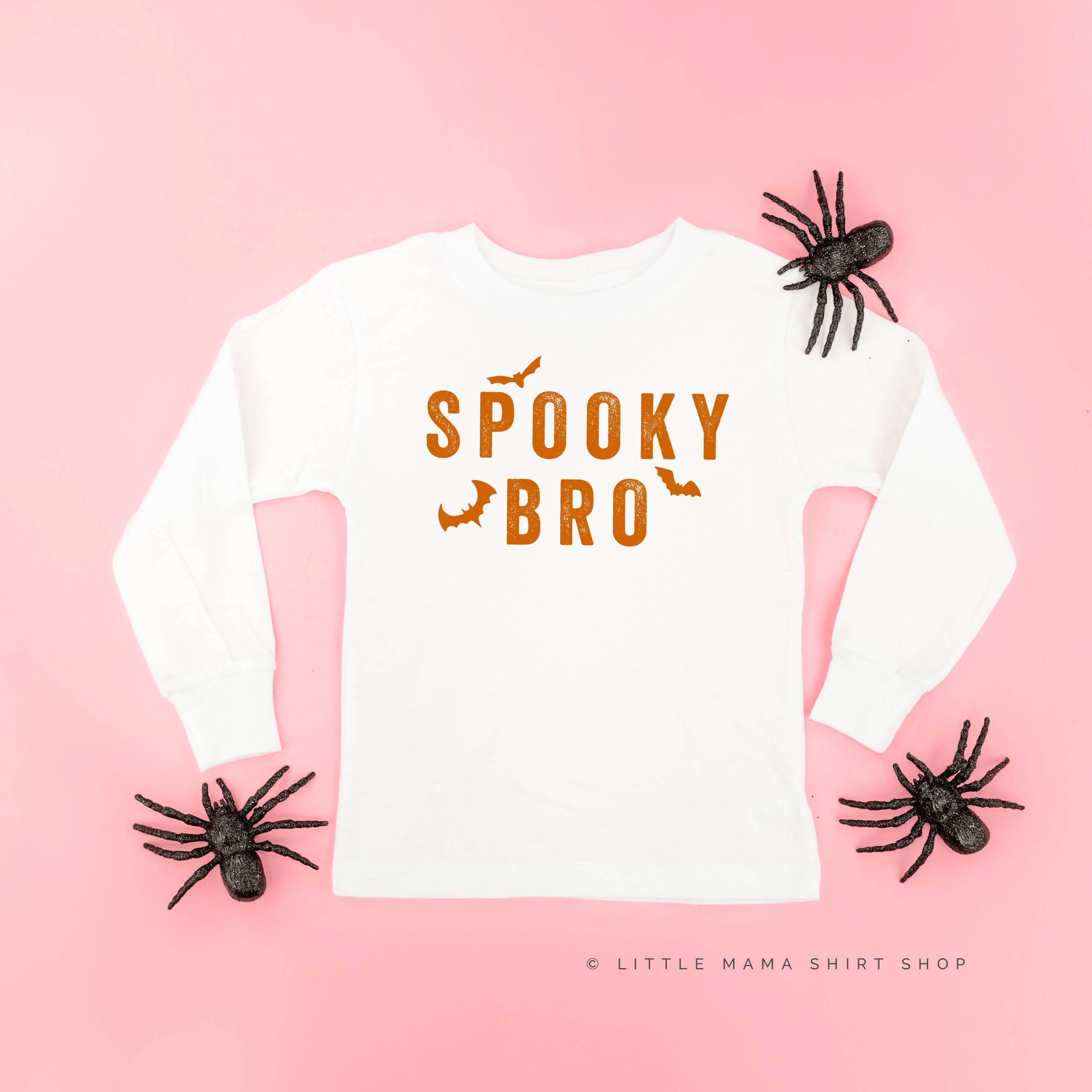 SPOOKY BRO - Long Sleeve Child Shirt Little Mama Shirt Shop