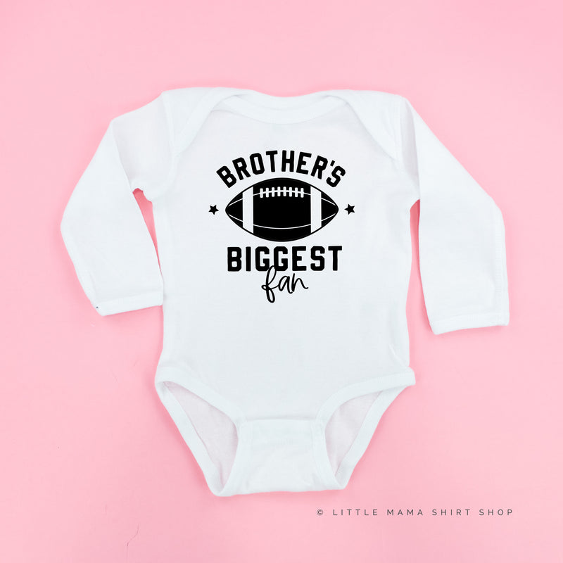 Brother's Biggest Fan - (Football) - Long Sleeve Child Shirt