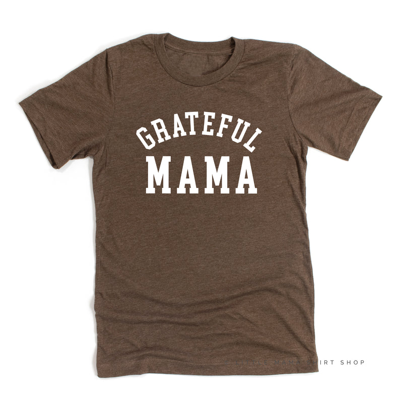 Grateful Mama - (Varsity) - Unisex Tee