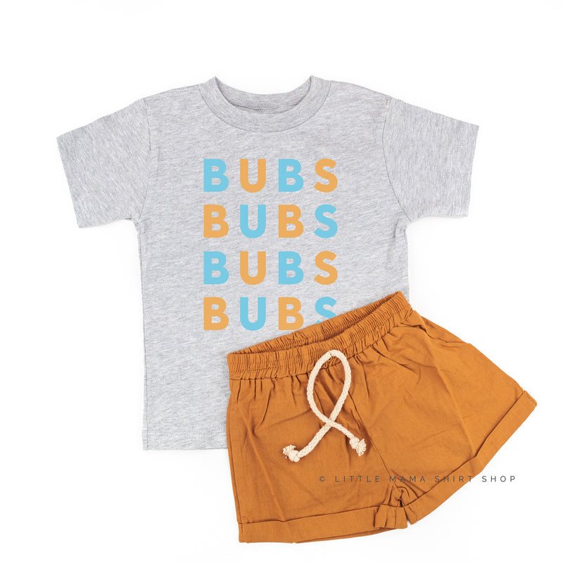 BUBS x4 - PASTEL DESIGN - Short Sleeve Child Shirt
