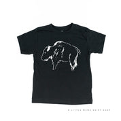 Buffalo - Hand Drawn - Child Shirt Little Mama Shirt Shop