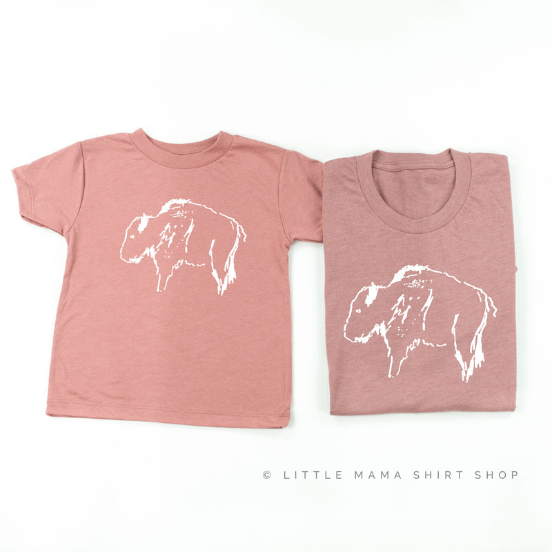 Buffalo - Hand Drawn - Set of 2 Shirts