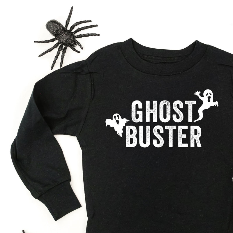 Who Ya Gonna Call? (On Back) - Ghost Buster (On Front) - Long Sleeve Child Shirt