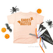 Who Ya Gonna Call? (On Back) - Ghost Buster (On Front) - Short Sleeve Child Shirt Little Mama Shirt Shop