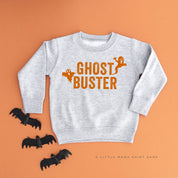 Who Ya Gonna Call? (On Back) - Ghost Buster (On Front) - Child Sweater Little Mama Shirt Shop