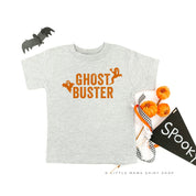 Who Ya Gonna Call? (On Back) - Ghost Buster (On Front) - Short Sleeve Child Shirt Little Mama Shirt Shop