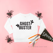 Who Ya Gonna Call? (On Back) - Ghost Buster (On Front) - Child Sweater Little Mama Shirt Shop
