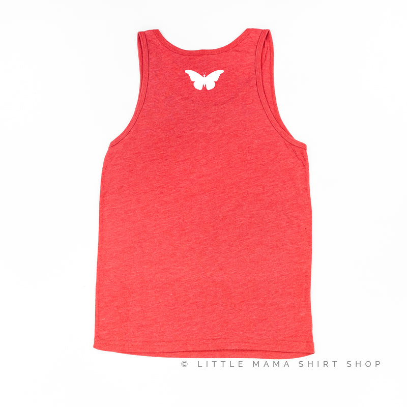 MAMA - Centered Butterfly - Unisex Jersey Tank