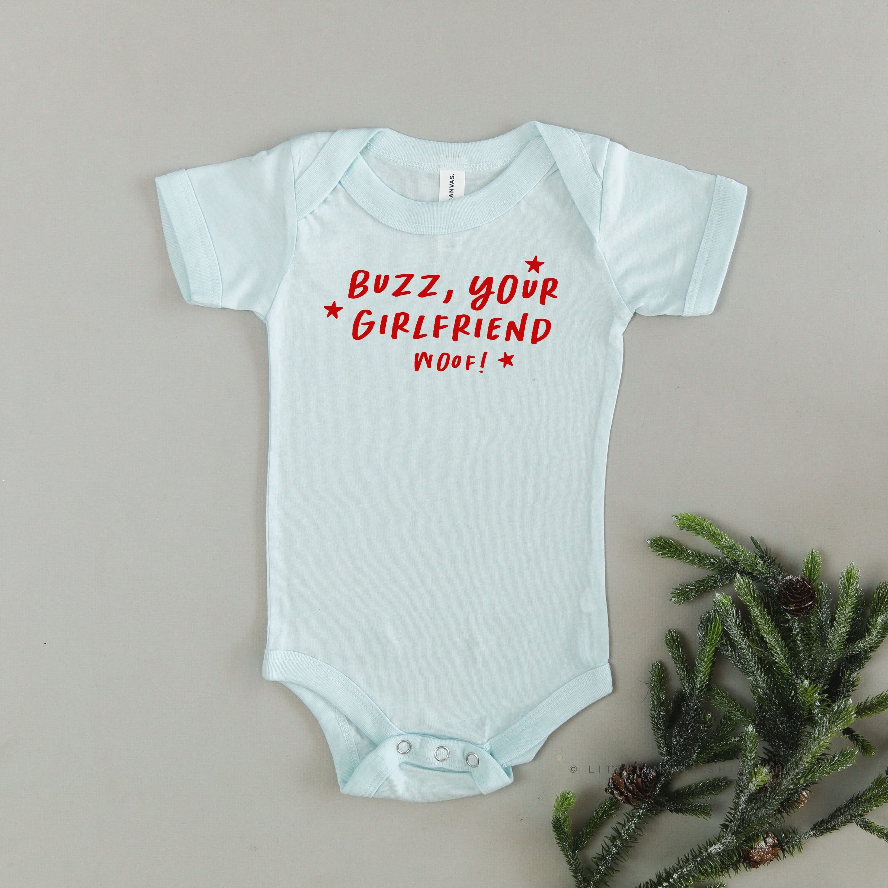 Buzz, Your Girlfriend Woof! - Child Tee Little Mama Shirt Shop