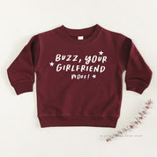 Buzz, Your Girlfriend Woof! - Child Sweater Little Mama Shirt Shop