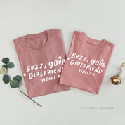 Buzz, Your Girlfriend Woof! - Set of 2 Unisex Tees Little Mama Shirt Shop
