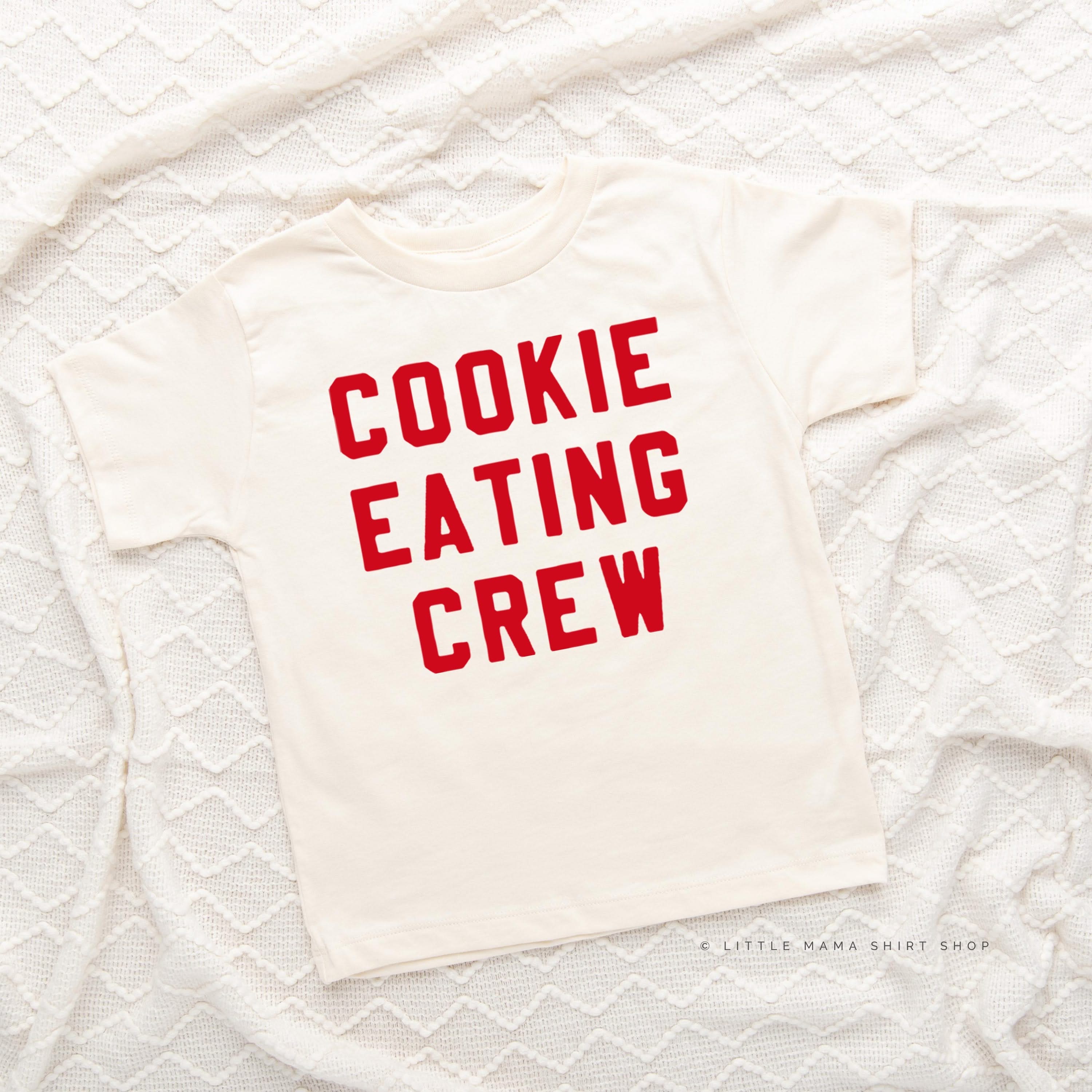 Cookie Eating Crew - Block Font - Child Tee Little Mama Shirt Shop