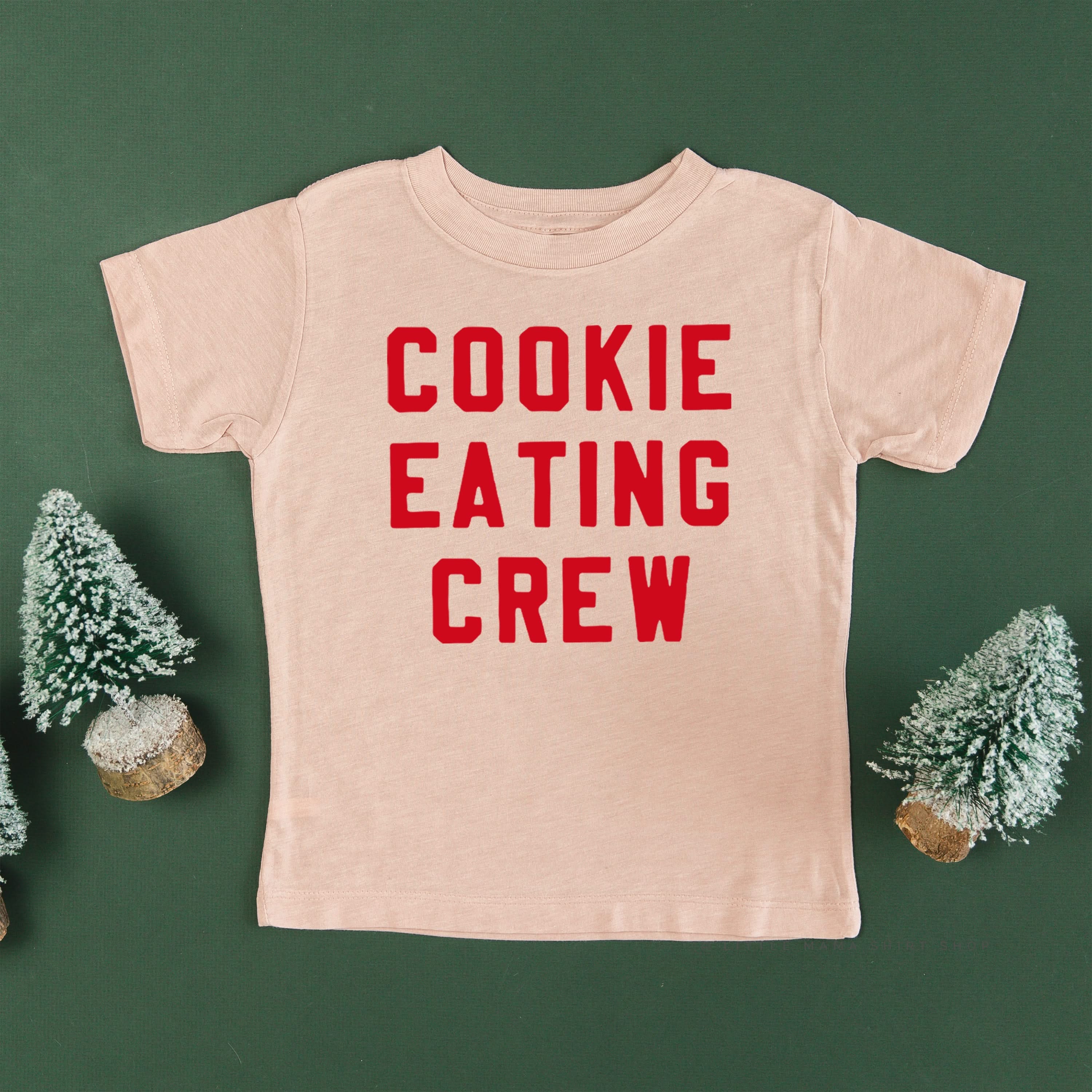 Cookie Eating Crew - Block Font - Child Tee Little Mama Shirt Shop