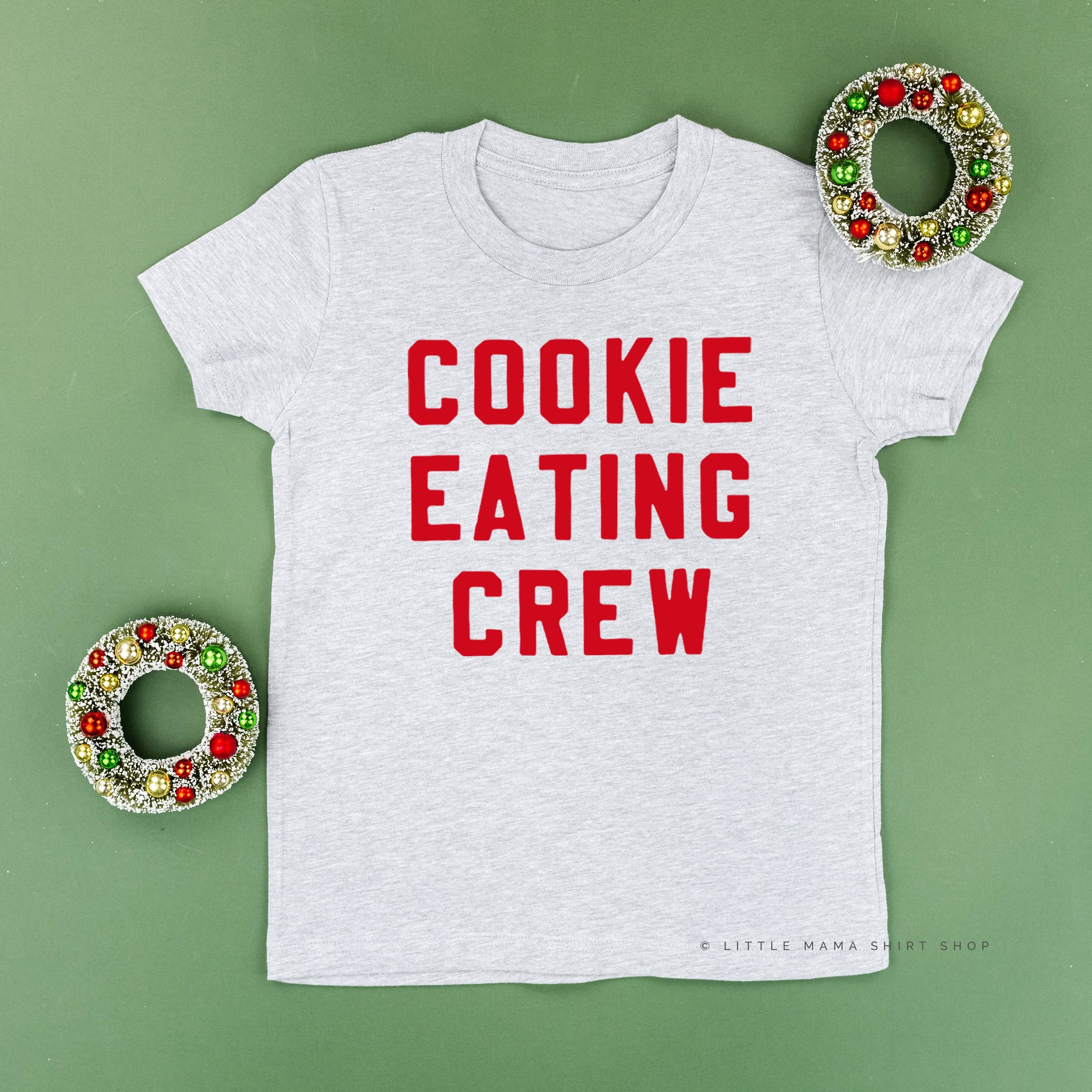 Cookie Eating Crew - Block Font - Child Tee Little Mama Shirt Shop