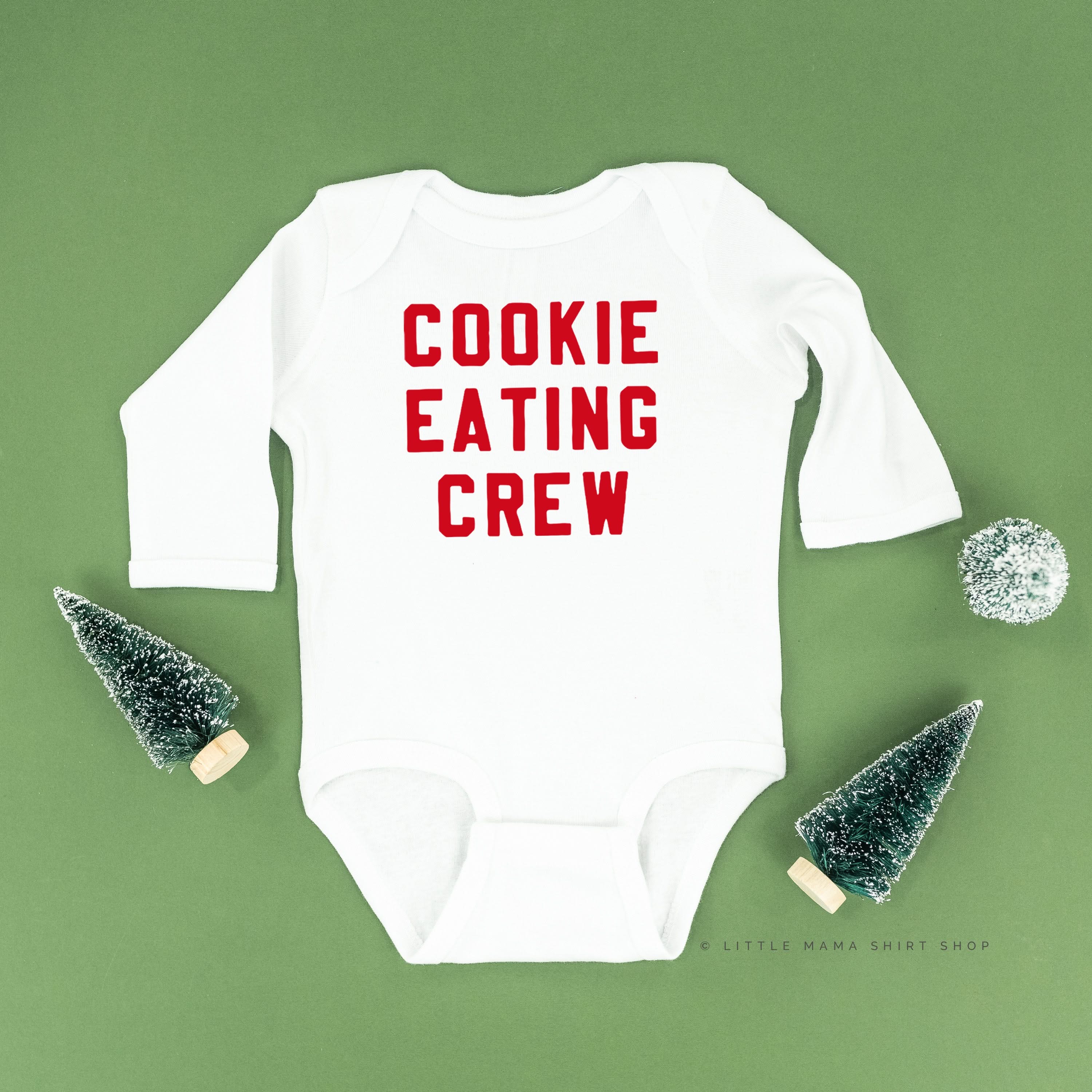 Cookie Eating Crew - Block Font - Child LONG SLEEVE Tee Little Mama Shirt Shop