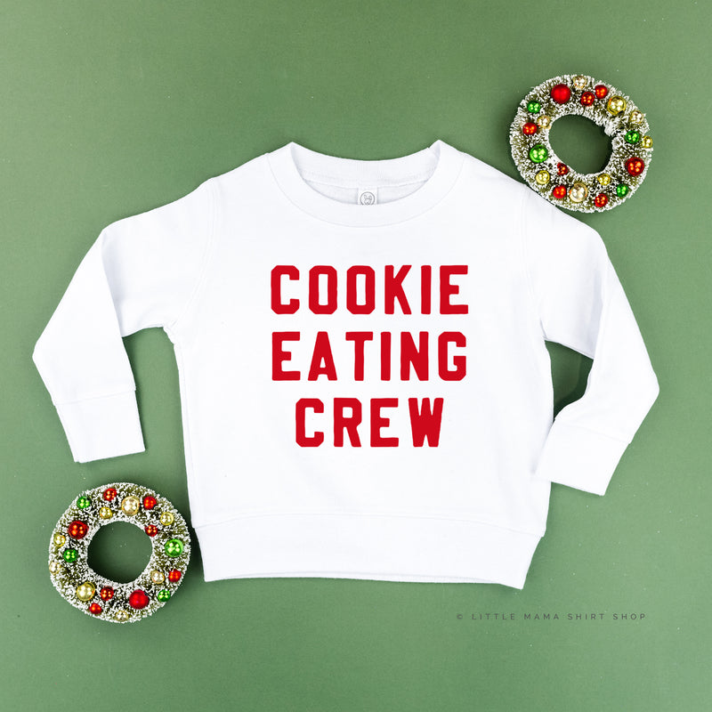 Cookie Eating Crew - Block Font - Child Sweater