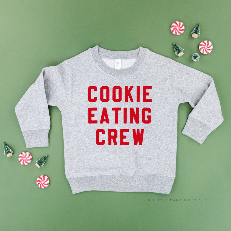 Cookie Eating Crew - Block Font - Child Sweater