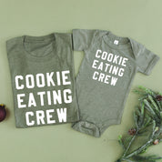 Cookie Eating Crew - Block Font - Set of 2 Unisex Tees Little Mama Shirt Shop