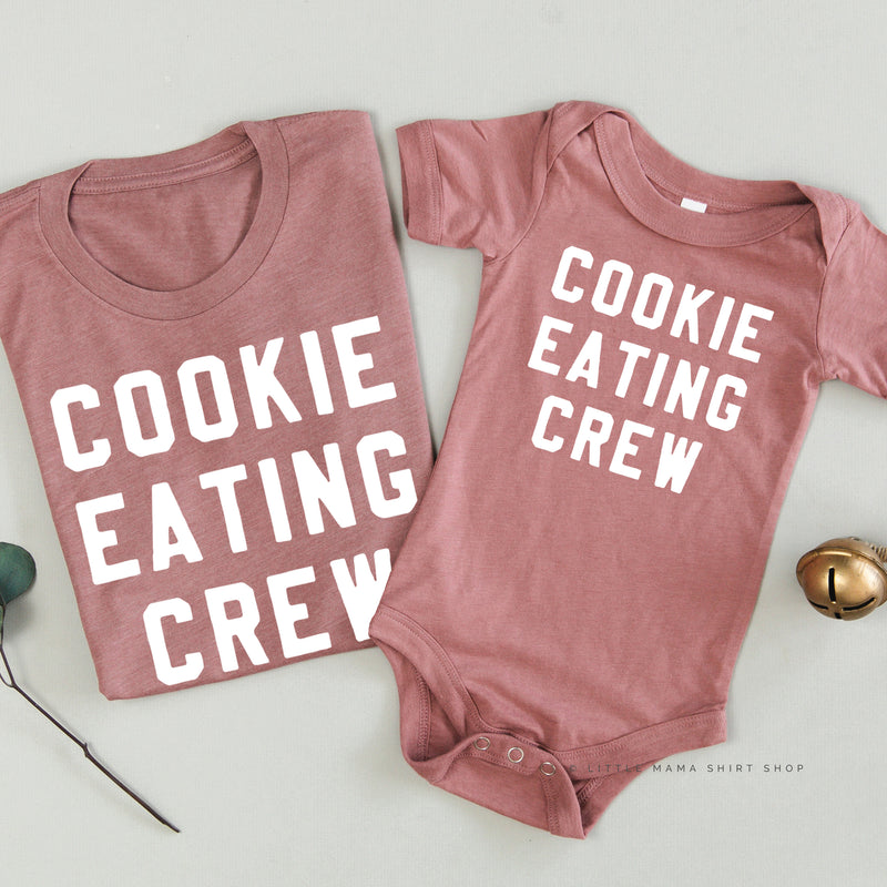 Cookie Eating Crew - Block Font - Set of 2 Unisex Tees