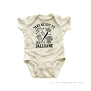 Take Me Out to the Ballgame - Short Sleeve Child STAR Shirt Little Mama Shirt Shop