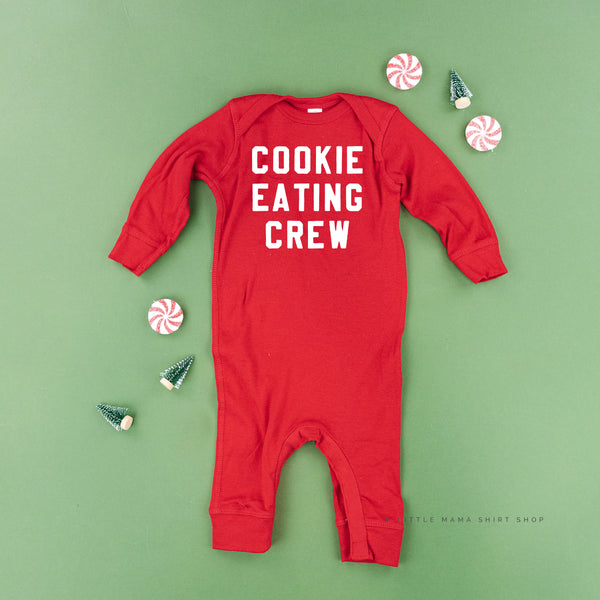 Cookie Eating Crew - Block Font - Baby Sleeper