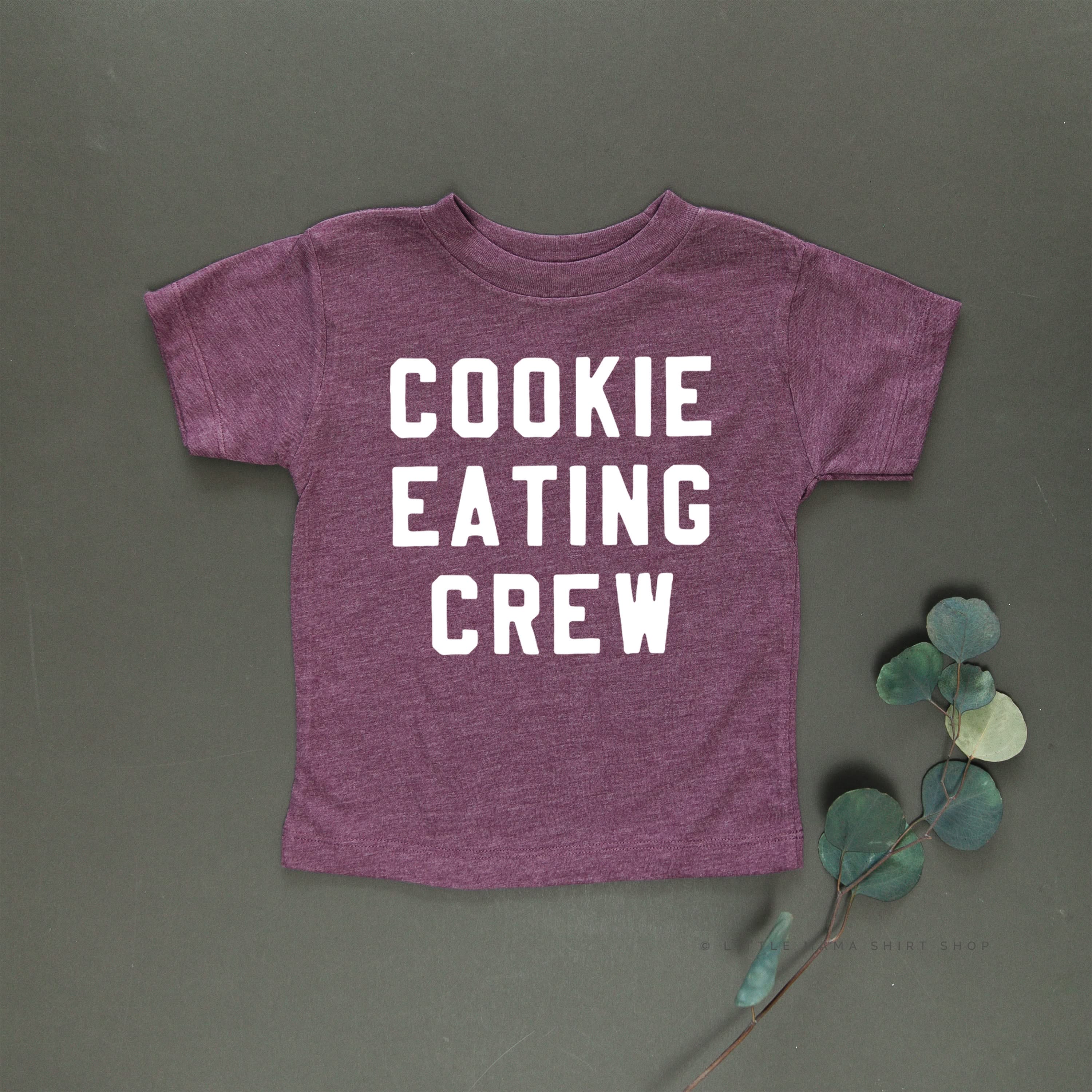 Cookie Eating Crew - Block Font - Child Tee Little Mama Shirt Shop