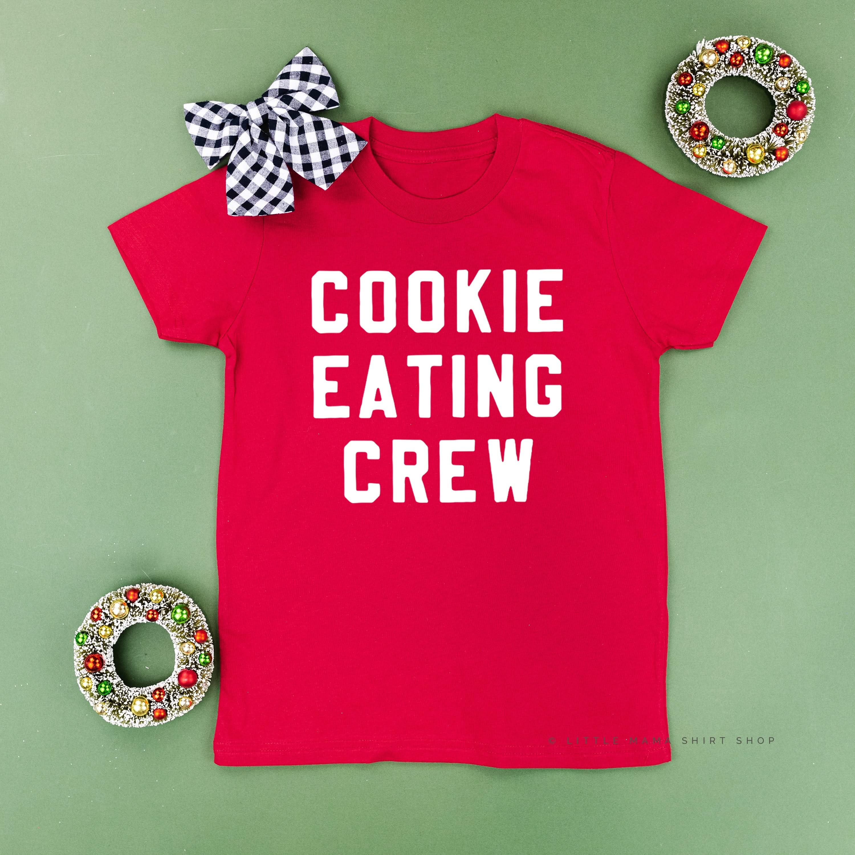 Cookie Eating Crew - Block Font - Child Tee Little Mama Shirt Shop