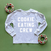 Cookie Eating Crew - Block Font - Child LONG SLEEVE Tee Little Mama Shirt Shop