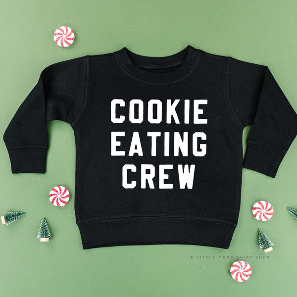 Cookie Eating Crew - Block Font - Child Sweater