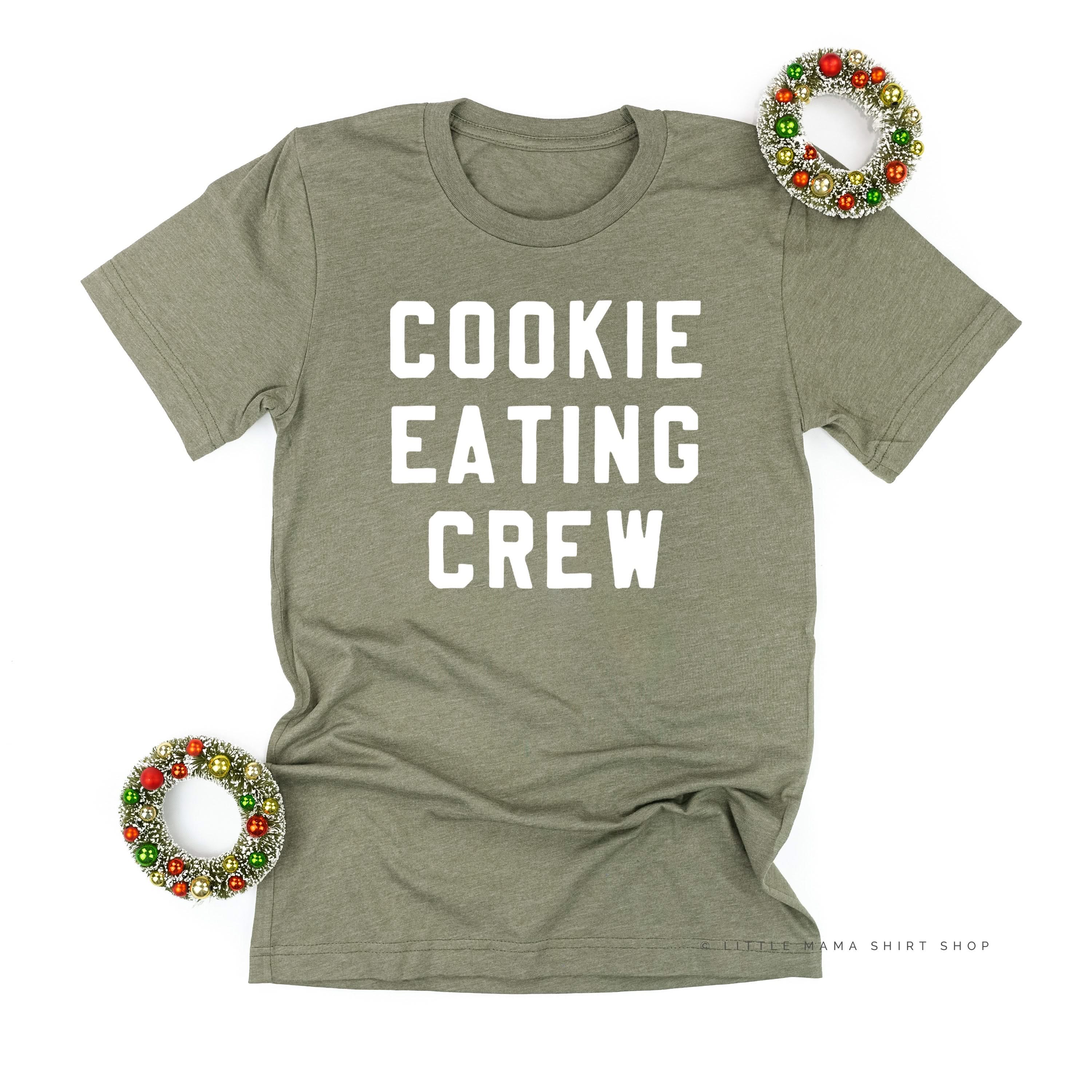 Cookie Eating Crew - Block Font- Unisex Tee Little Mama Shirt Shop