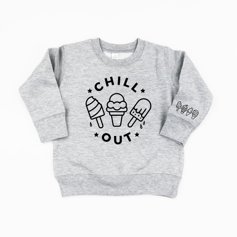 CHILL OUT - Ice Cream Wrist Detail - Child Sweater
