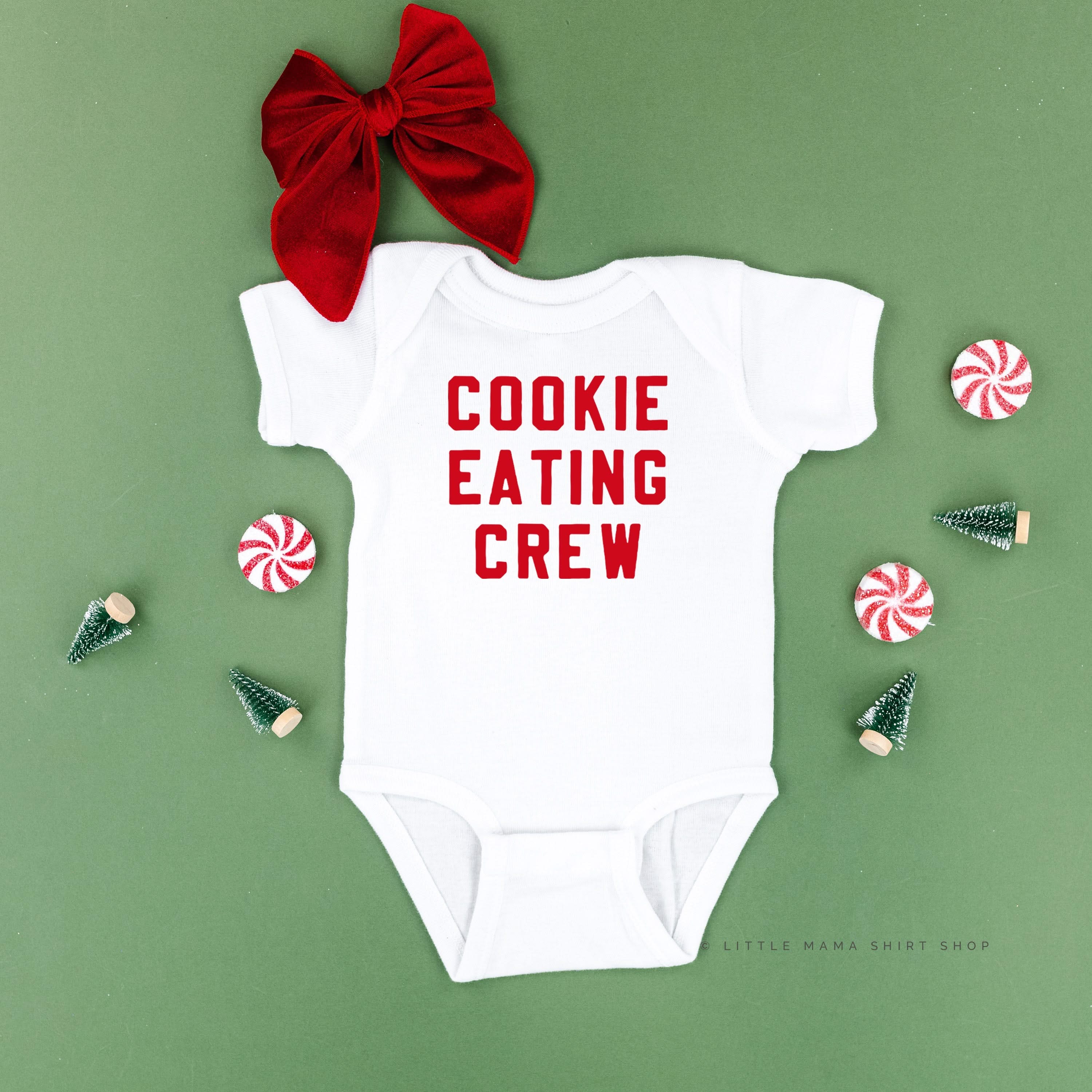 Cookie Eating Crew - Block Font - Child Tee Little Mama Shirt Shop