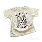 Take Me Out to the Ballgame - Short Sleeve Child STAR Shirt Little Mama Shirt Shop