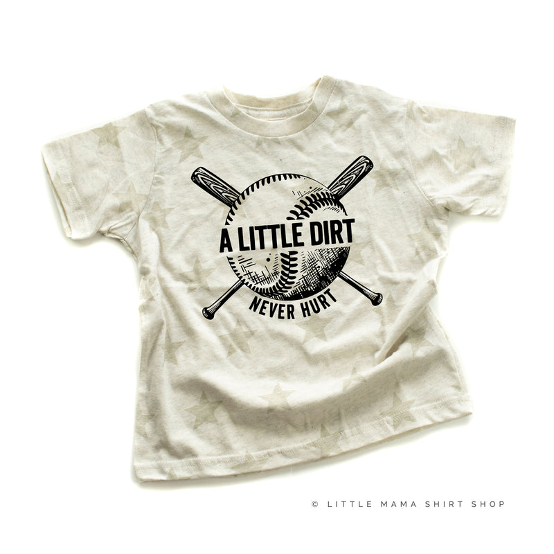 Baseball-A Little Dirt Never Hurt - Short Sleeve Child STAR Shirt