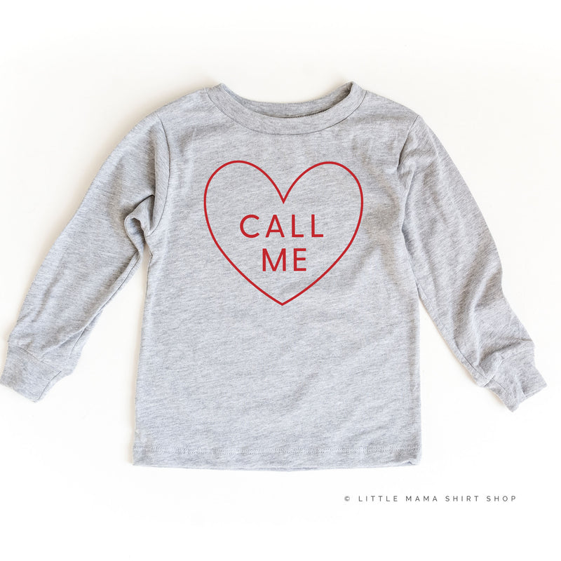 Call Me (Heart Around) - Child LONG SLEEVE Tee